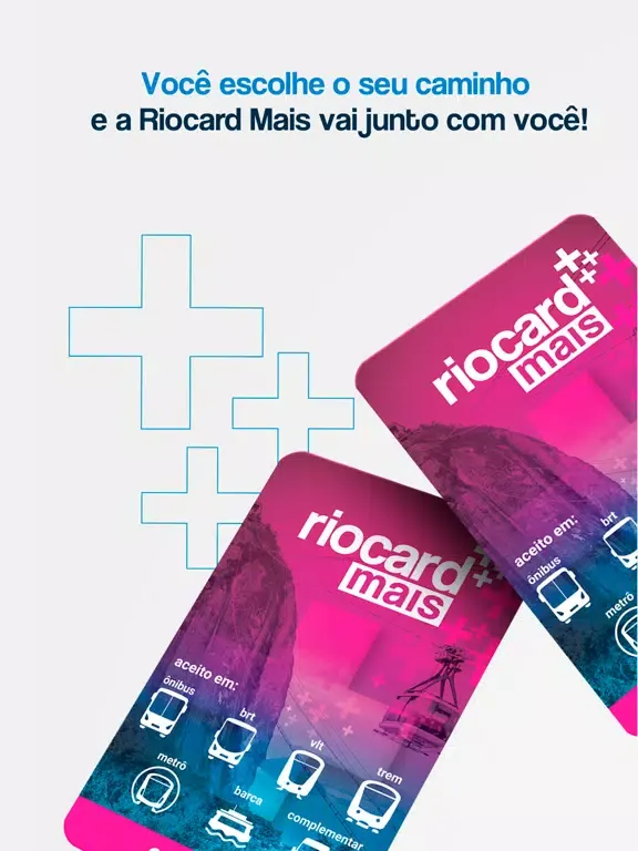 Novo App Riocard Mais iPad  Screenshots