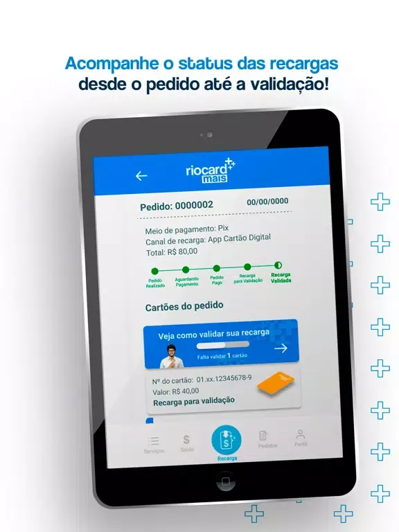 Novo App Riocard Mais iPad  Screenshots