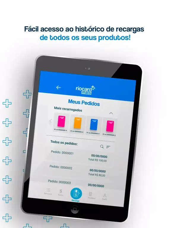 Novo App Riocard Mais iPad  Screenshots