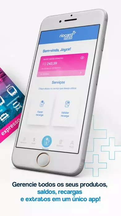 Novo App Riocard Mais Screenshots