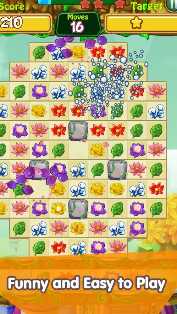 Flower Link Up Puzzle Screenshots