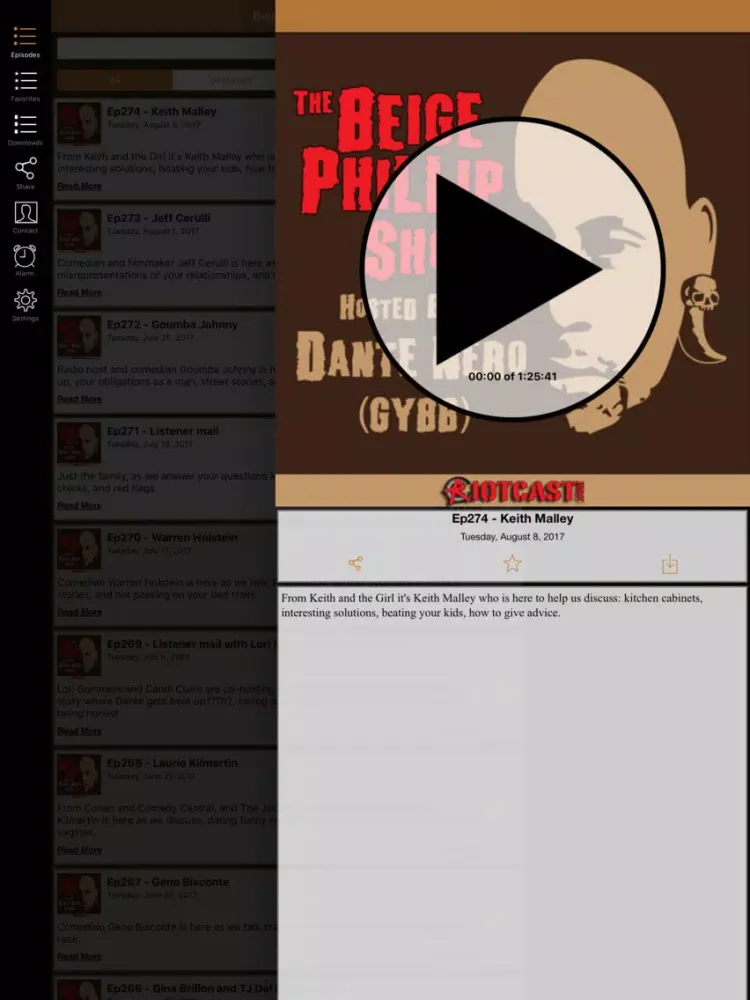 Captures d'écran de The Beige Phillip Show iPad 