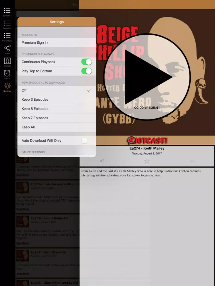 Captures d'écran de The Beige Phillip Show iPad 