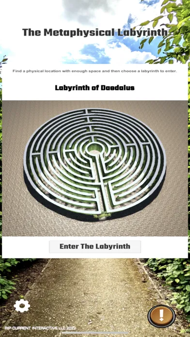Tangkapan skrin The Metaphysical Labyrinth