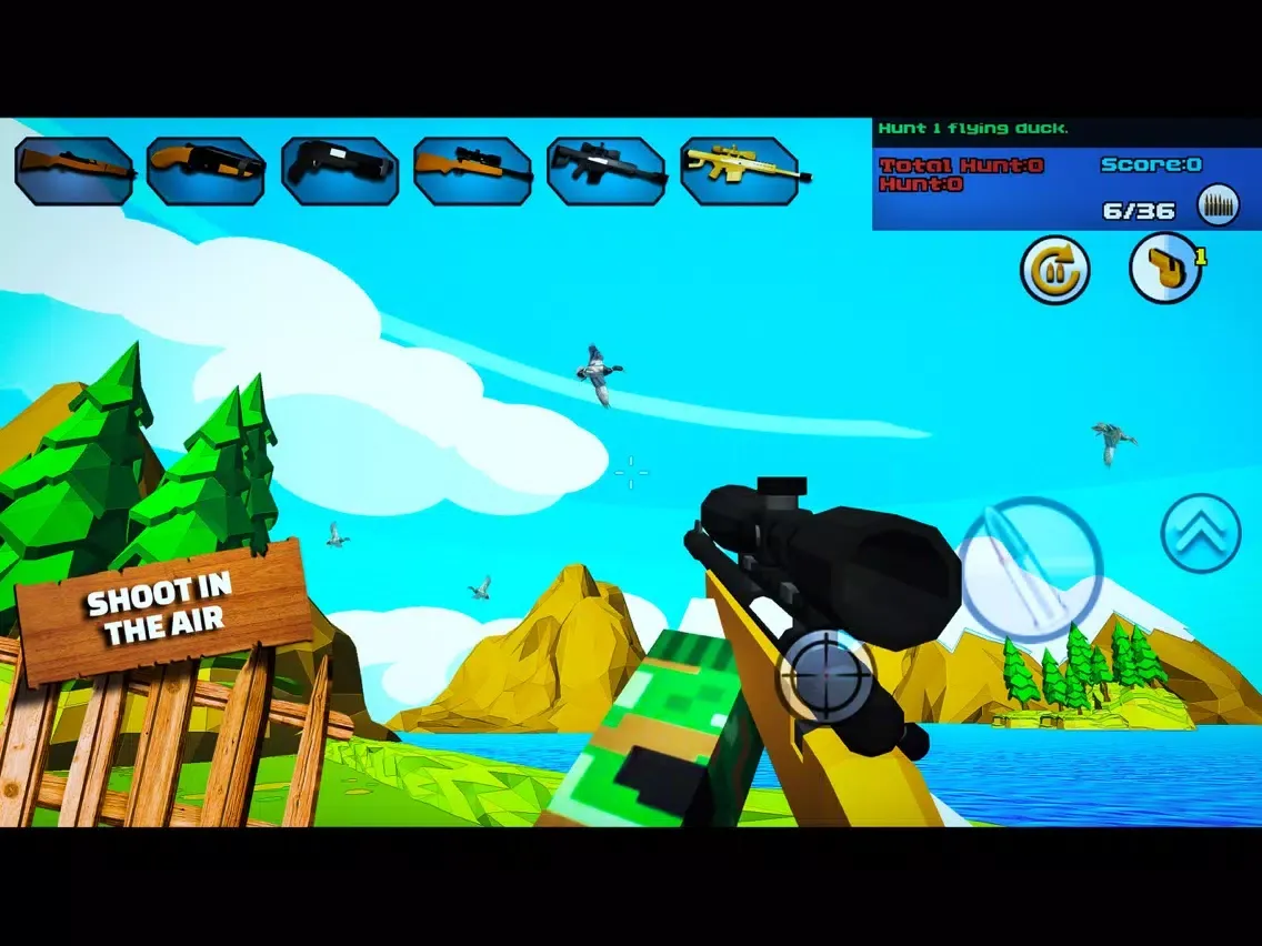 3D Duck hunting Season 2017 iPad 应用截图