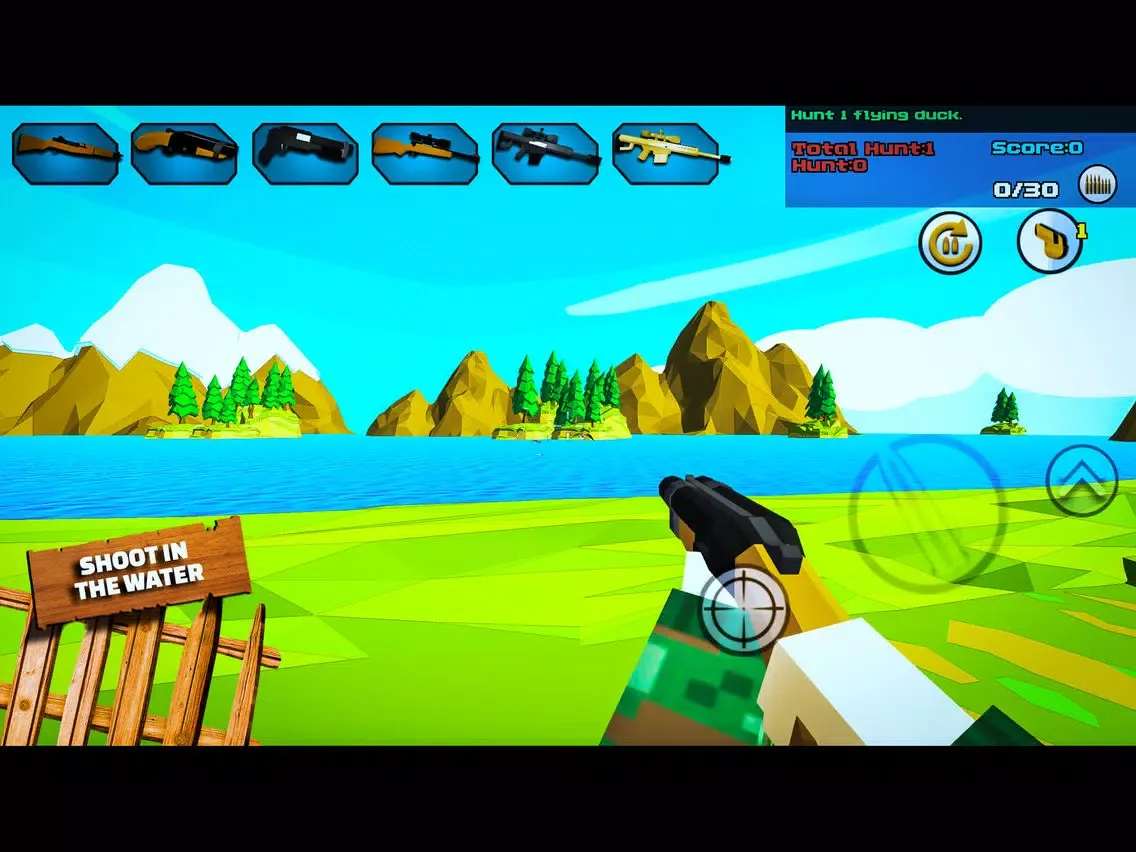 3D Duck hunting Season 2017 iPad 应用截图