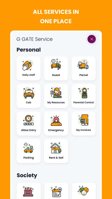 تصاویر GGATE - Society Management App