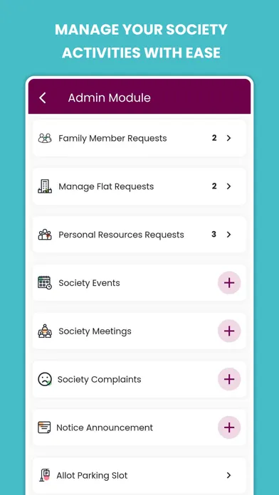 تصاویر GGATE - Society Management App