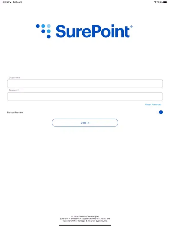 SurePoint Mobile iPad  स्क्रीनशॉट