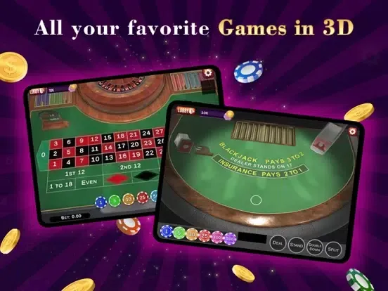 صور Real Money Casino 3D Games iPad 