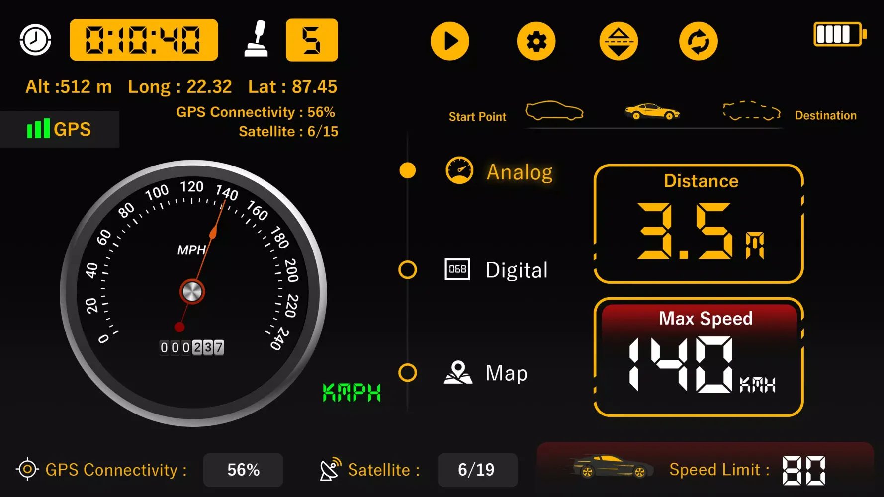 GPS Speedometer: Car Dash Cam應用截圖