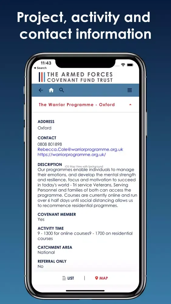 Armed Forces CovenantFundTrust স্ক্রিনশট