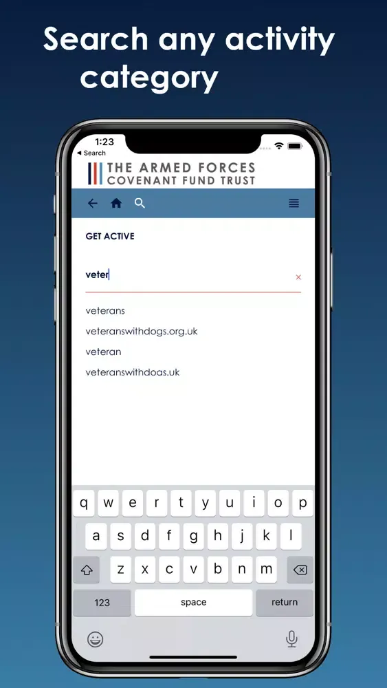 Armed Forces CovenantFundTrust স্ক্রিনশট
