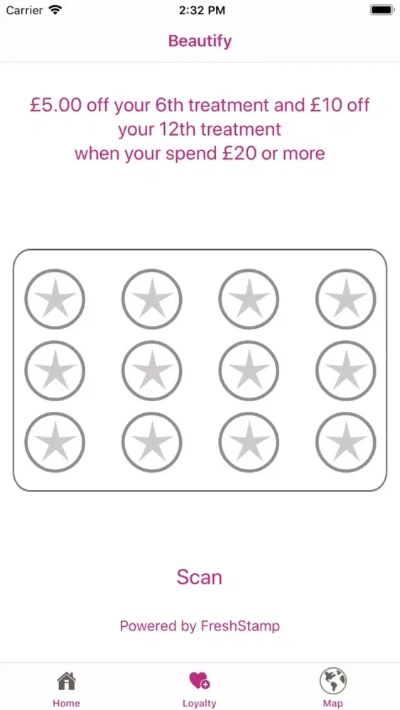 Скриншоты Beautify Loyalty App