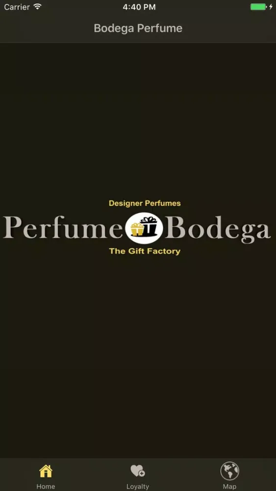 Perfume Bodega Loyalty App Screenshots