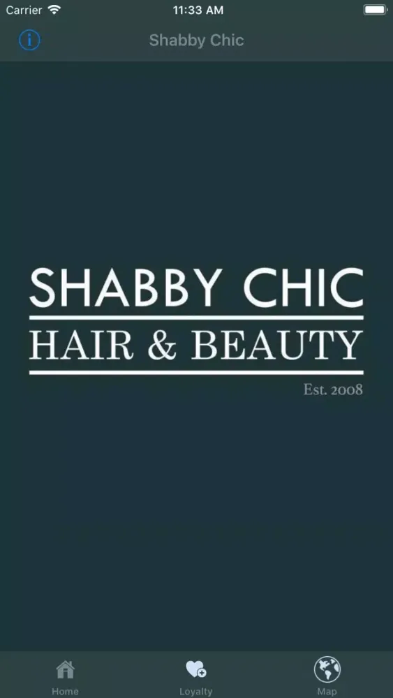 Скриншоты Shabby Chic Loyalty App