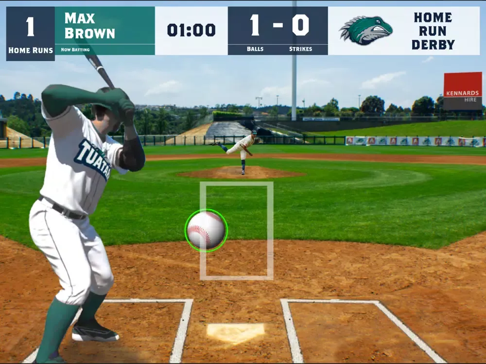 Capturas de tela do Auckland Tuatara Homerun Derby iPad 