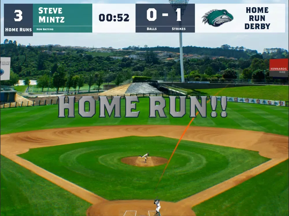 Capturas de tela do Auckland Tuatara Homerun Derby iPad 