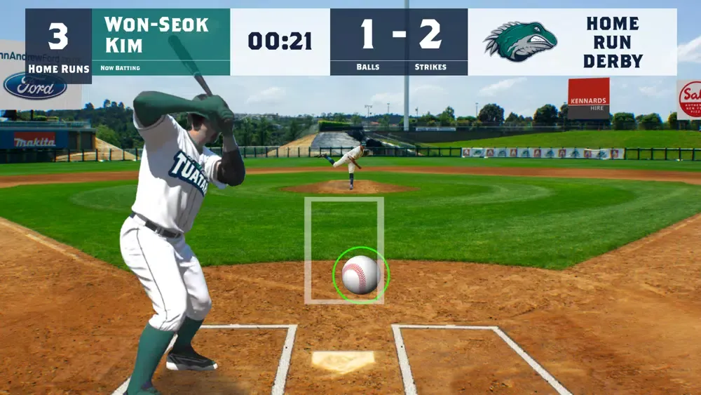 Capturas de tela do Auckland Tuatara Homerun Derby