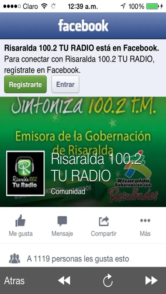 RISARALDA 100.2 FM TU RADIO应用截图