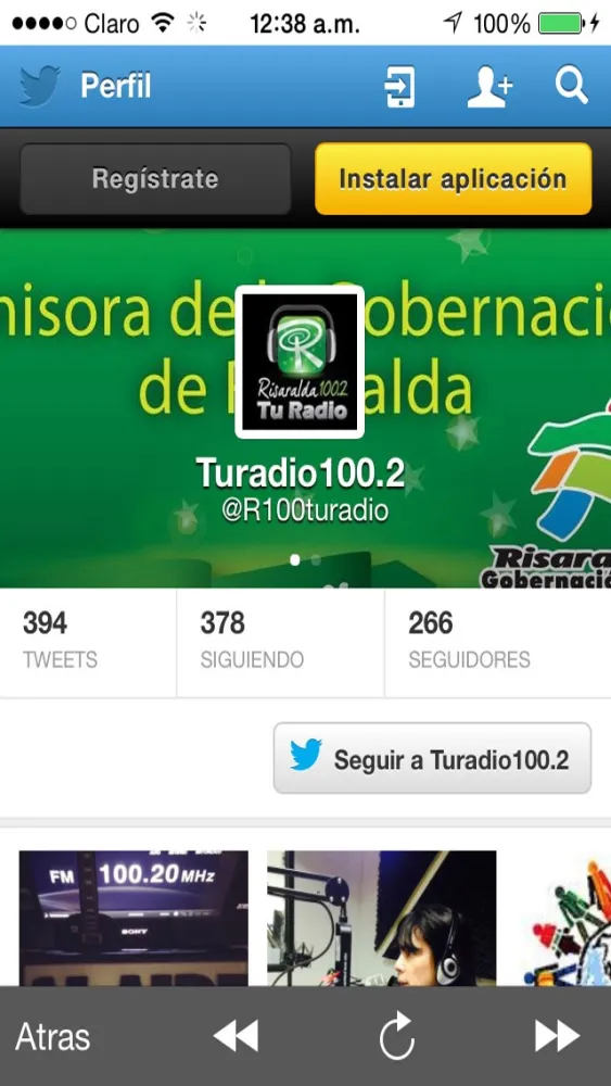 RISARALDA 100.2 FM TU RADIO应用截图