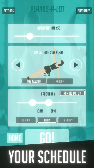 PLANKS-A-LOT! Fitness fun স্ক্রিনশট