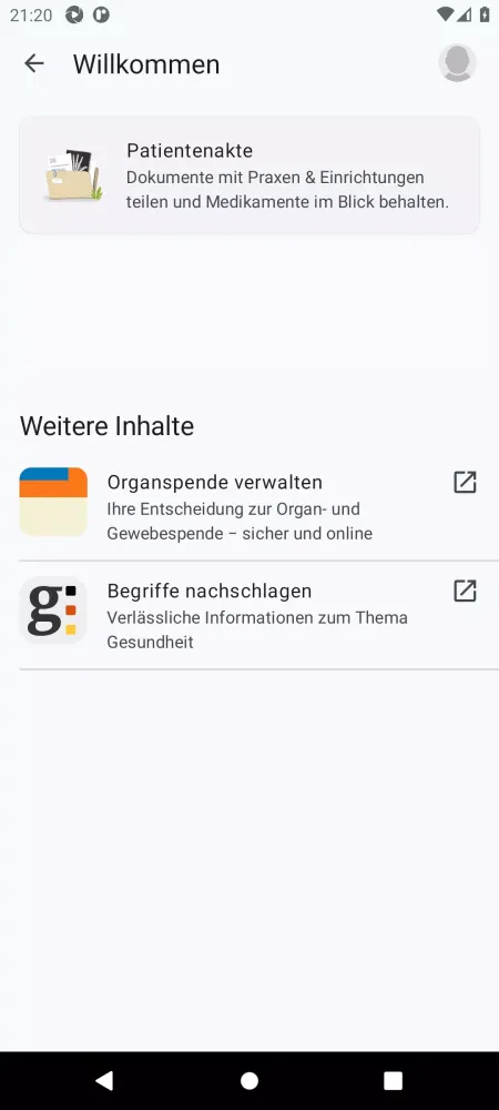 BKK DB ePA Screenshots