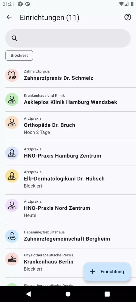 BKK DB ePA Screenshots