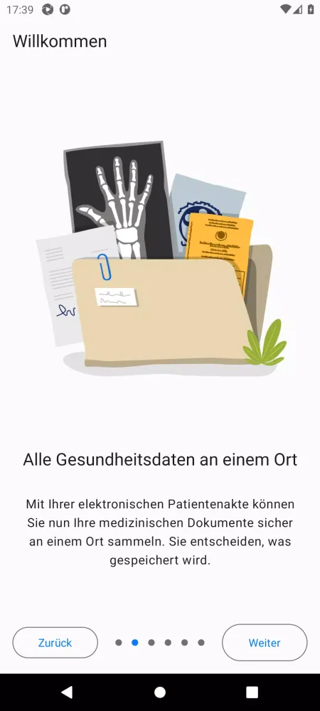 BKK PFAFF ePA Screenshots