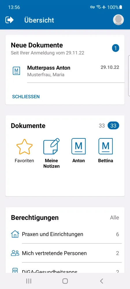 تصاویر Meine BKK Pfalz ePA