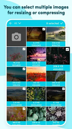 pCrop: Photo Resizer and Compr Screenshots