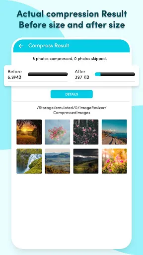 pCrop: Photo Resizer and Compr Screenshots