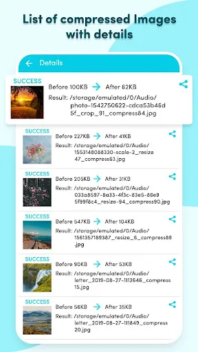 pCrop: Photo Resizer and Compr Screenshots