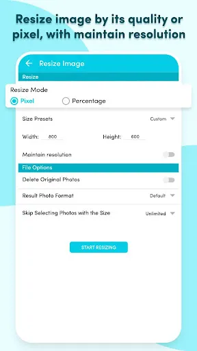 pCrop: Photo Resizer and Compr Screenshots