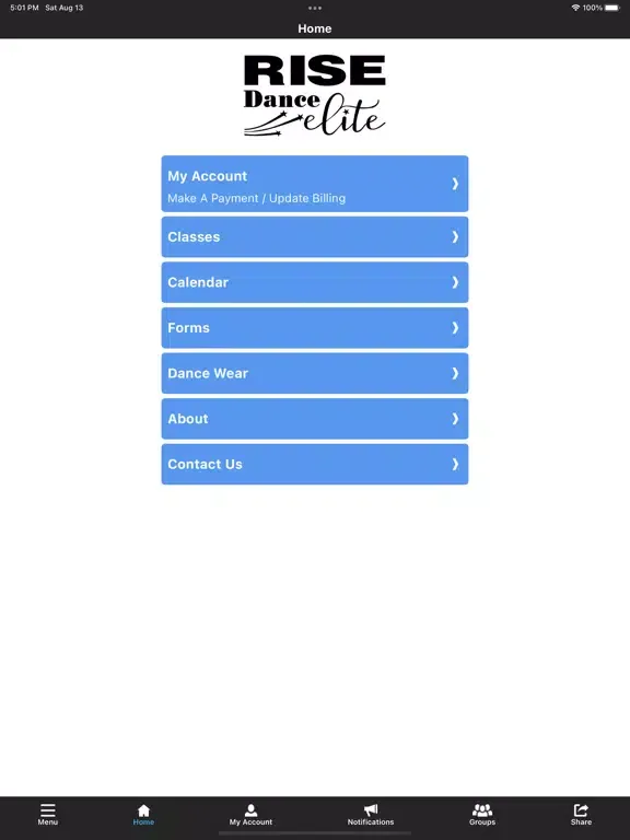 Zrzuty ekranu Rise Dance Elite WA iPad 