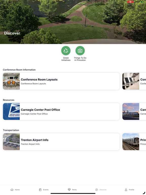 Carnegie Center Office iPad  سکرین شاٹس