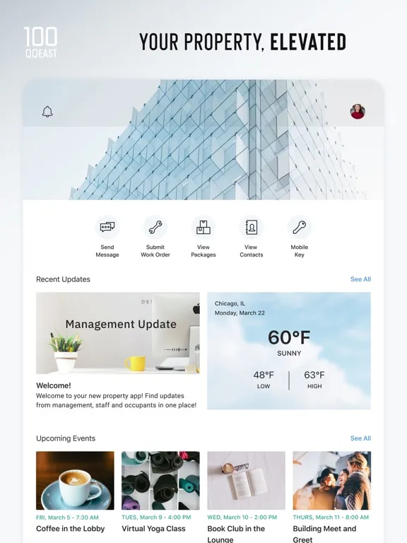 Zrzuty ekranu 100 QQE Tenant App iPad 