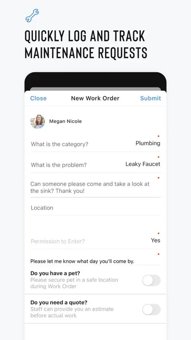 Zrzuty ekranu 100 QQE Tenant App