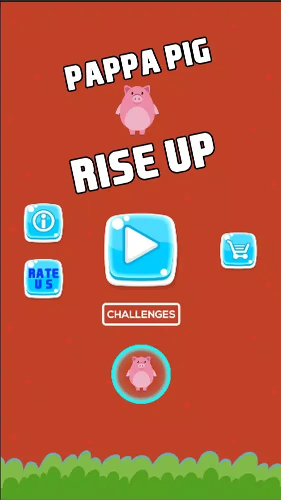 ภาพหน้าจอของ Pappa Pig Rise Up