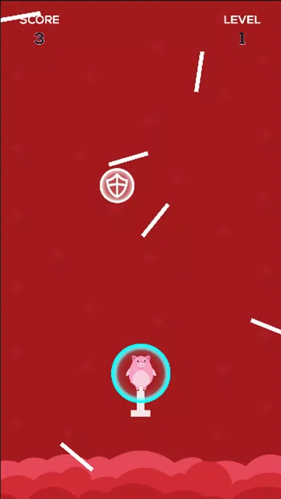 ภาพหน้าจอของ Pappa Pig Rise Up