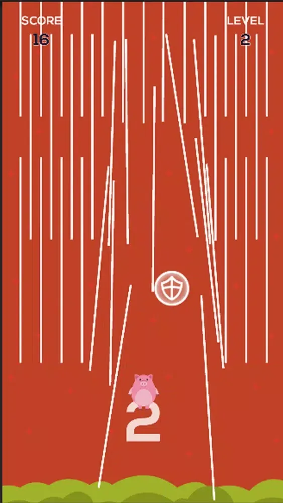 ภาพหน้าจอของ Pappa Pig Rise Up