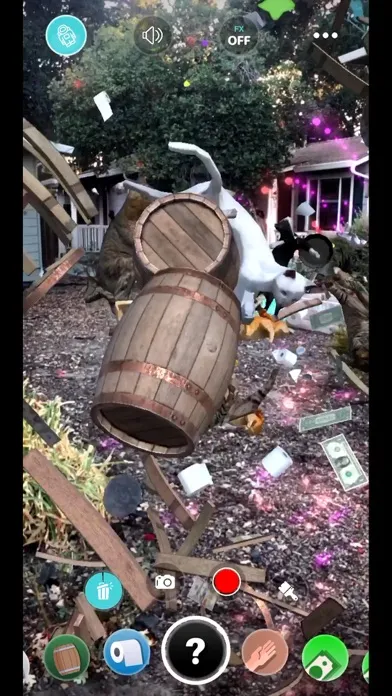 Capturas de tela do AR Throwing Simulator