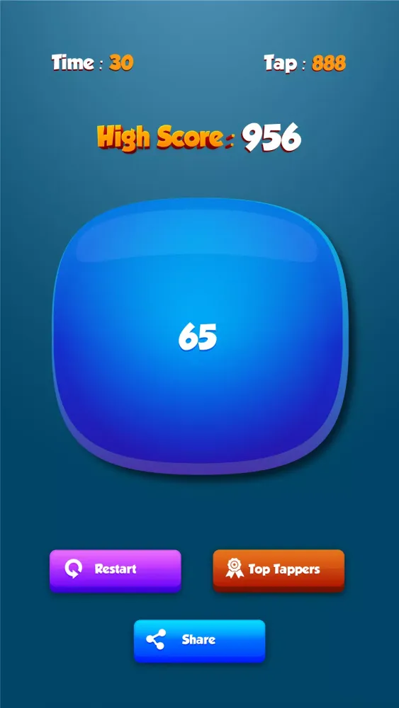Capturas de tela do Speed Tapping