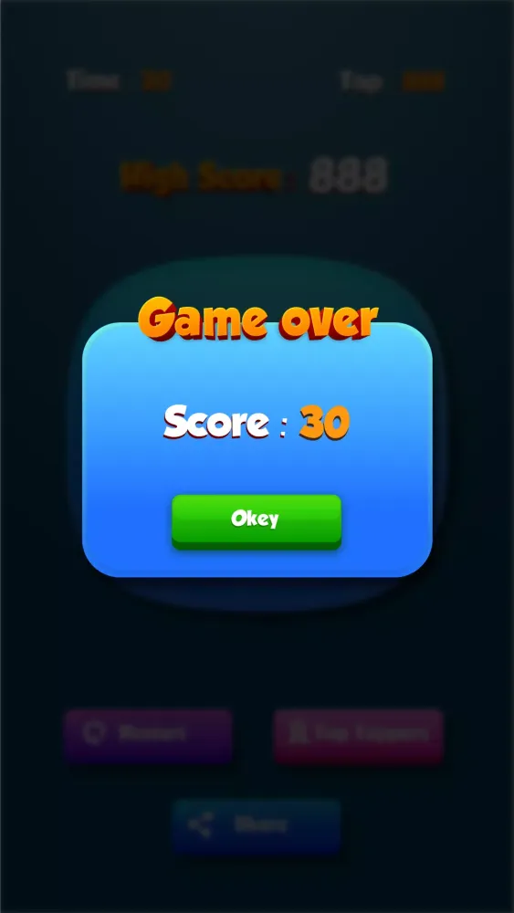 Capturas de tela do Speed Tapping