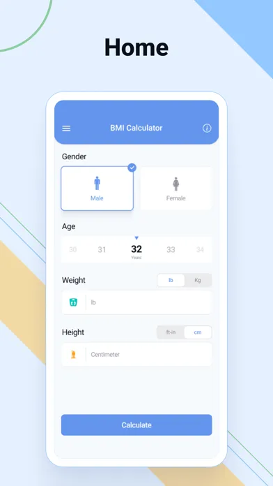 Tangkapan skrin BMI Calculator- Weight Monitor