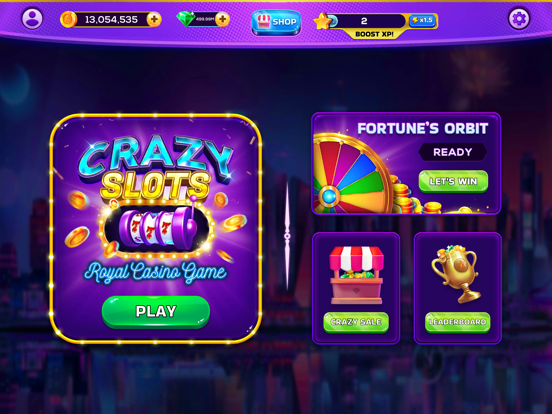 Crazy Slots: Royal Casino Game iPad 應用截圖