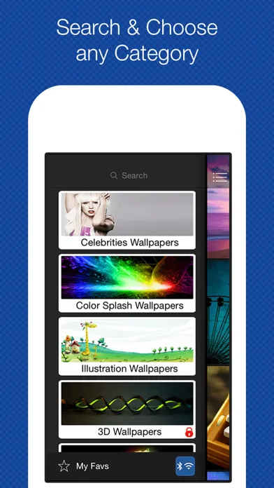 Capturas de tela do FexyPapers - Cool Wallpapers