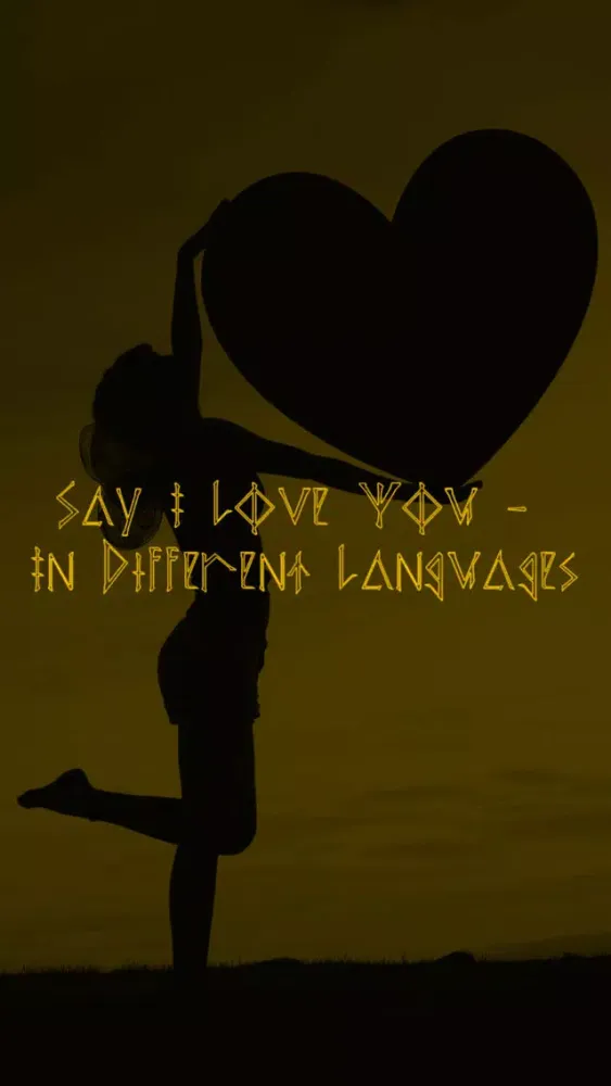 Zrzuty ekranu I Love You in Different Languages