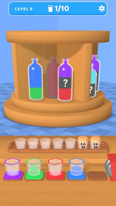 Tangkapan skrin Water Color Jam: Sort Puzzle
