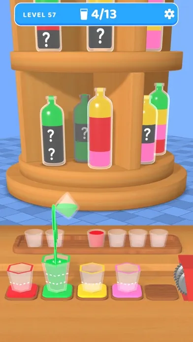 Tangkapan skrin Water Color Jam: Sort Puzzle